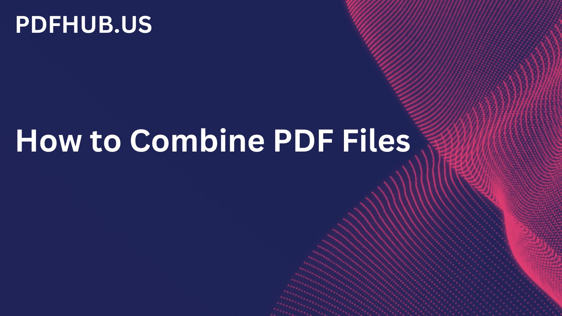 how to combine pdf files in one file online